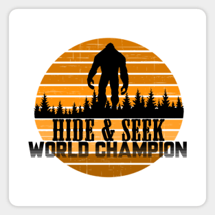 Undefeated Hide & Seek World Champion Magnet